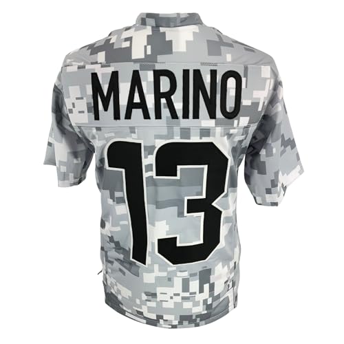 Dan Marino Jersey White Camo Miami | Unisex Adult Sizes S-5XL Unsigned Custom Sewn Stitched