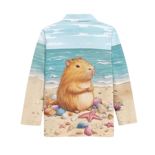 HUIACONG Boys Shirts Children Girls Golf Shirts with Button Tops for Kids Children2