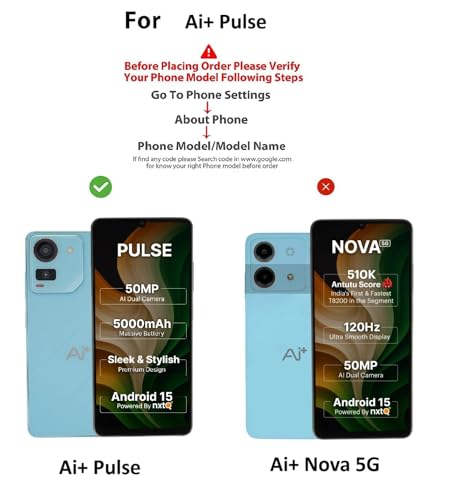 Image of COVERBLACK Soft Rubber Silicon Clear Case Back Cover Compatible for Ai + Pulse - Transparent