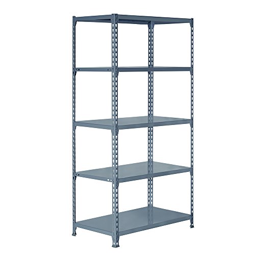 Estantería sin Tornillos J200 Balda Metálica. Med. 1800/900/500 mm. Color Gris