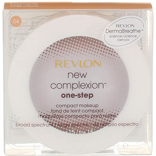 Revlon New Complexion One-Step Compact Makeup SPF 15, Natural Beige [004] 0.35 oz