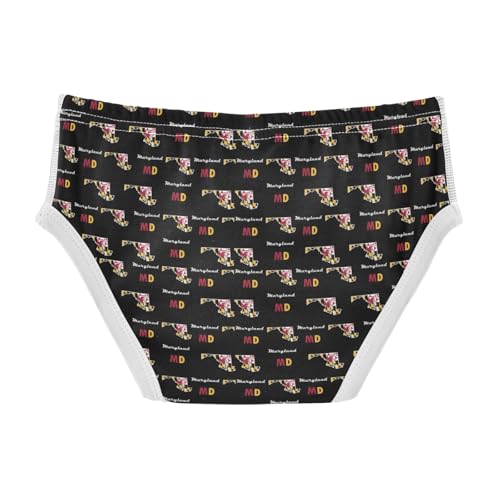Boys' Exclusive Briefs Toddler Underwear 95% Combed Cotton Boxerbriefs 2T Logo Pattern 1002