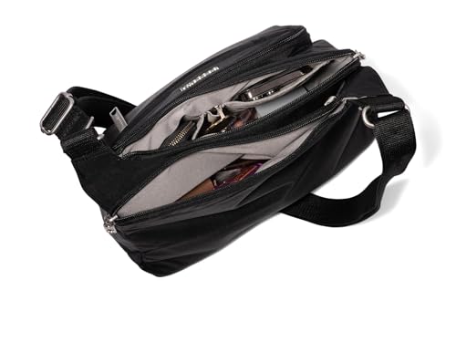 Baggallini Securtex Anti-Theft Crossover Crossbody Bag for Travel 11”w X 8.5”h, RFID, Built-in Wallet, Locking Zippers2