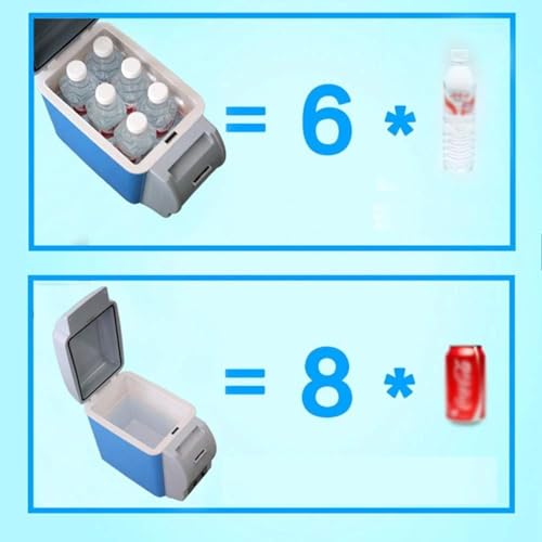 MELLYD Elektrische koelers voor kamperen, 7,5L, auto 12v, geluidsarme thermo-elektrische koeler, met koel- en verwarmingsfunctie autovriezer, coole cadeaus voor auto - Image 5