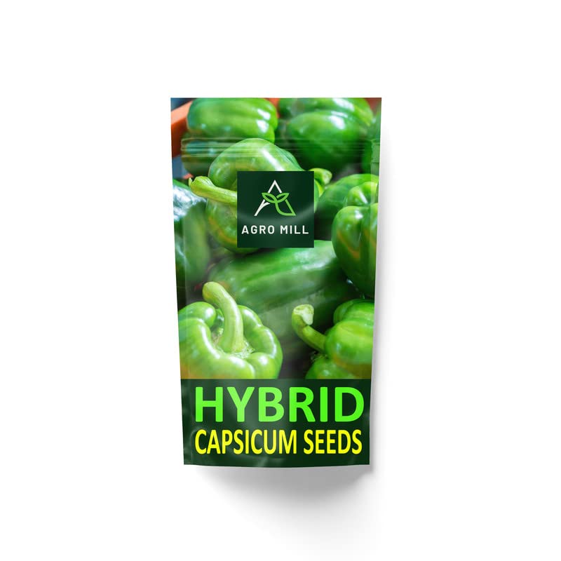 AGO MILL HYBRID F1 GREEN CAPSICUM/SHIMLA MIRCH SEEDS FOR HOME KITCHEN GARDEN (30 PER PACKET).42 (B0BMGM2YJX) Amazon Price History, Amazon Price Tracker