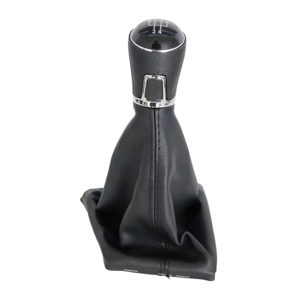 Ydxherta Plastic Knob 5S Plastic Shift Handball Dust Cover For Lavida 2015-2017 5 Speed Black Stitching Type Gear Shift Knob Cover Auto Parts(Plastic Knob 5S)