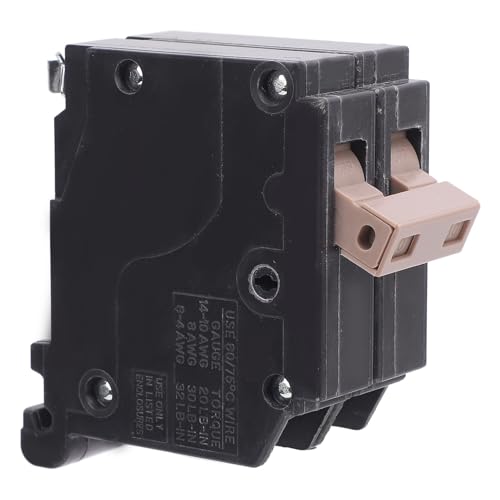 Oreilet Circuit Breaker, 30A 2P Plug On Circuit Breaker for
