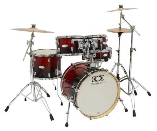 Drum Craft Series 5 Jazz Drum Set - Crimson FadeA