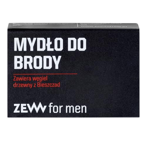 ZEW for men Activated Carbon Beard Soap 85ml