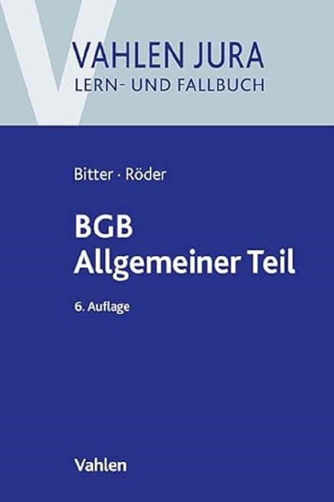 BGB Allgemeiner Teil