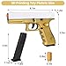 2 Pack Shell Ejecting Toy Gun Autism 1911 3D Printed Fidget Pistol Toy Gun Stress Reducing Toys for but Can't be Fired for Girls Boys Adults Great Gifts
