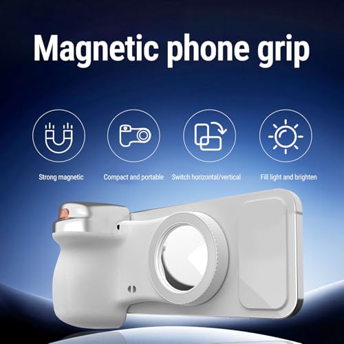 Soporte magnético con luz de relleno ajustable y control remoto para móviles 3