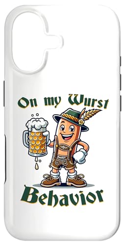 On My Wurst Behavior INg[o[tFXg RX`[ hCc X}zP[X iPhone 17 p