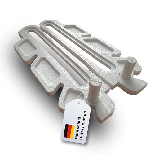 LADSPRINT® Kippscheren Set passend für Kellerfenster MEA Mealon 41A 290 41A 291 | Inkl. 2 Ersatzpins | Hochwertiges PETG | Robust und langlebig | Made in Germany