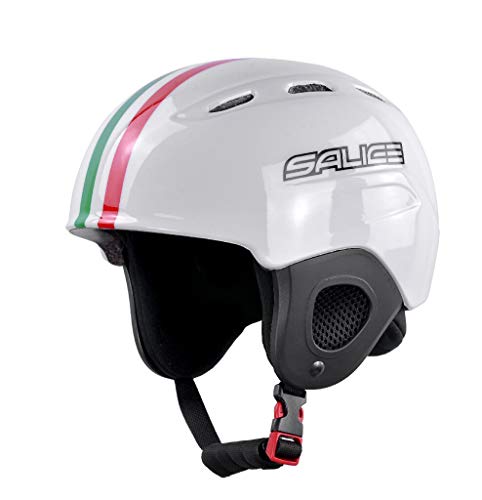 Salice kid casco sci junior bianco italia taglia 48-56 c rotore