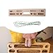 Yiju Rock Climbing Hanging Board,Enhance Finger Grip Bouldering Gifts for Climbers,Portable Hanging Board,Training Hanging Board