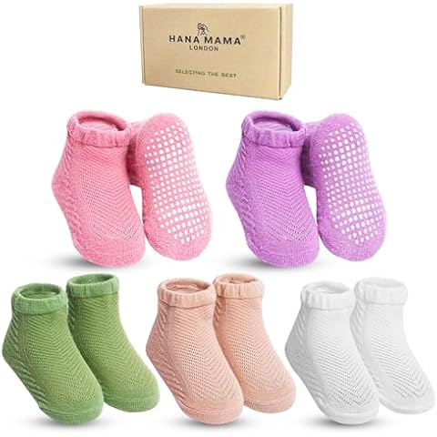 HANA MAMA Organic Cotton Baby Socks Gift Set Cover