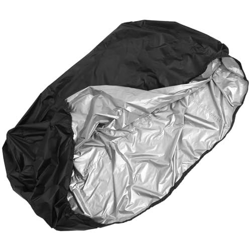 HAPINARY 防水耐久牛津モビリティスクーターカバー 調節可能ロープ式電動車用ダストプルーフ プロテクター 雨天対応軽量収納簡単
