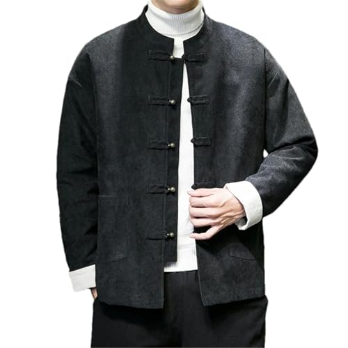 Manteau homme contre le froid veste chinoise traditionnelle rembourrée