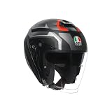 AGV Irides Zurigo Casco Jet, nero opaco/grigio, L (59/60)