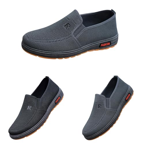 Men's Slip on Walking Shoes Mesh Comfortable Wide Width Arch Support Sport Shoes Lightweight Non-Slip Breathable Casual Loafer2