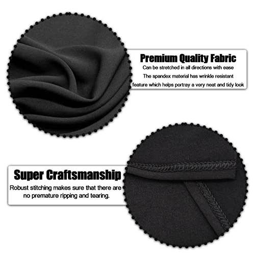 Dololoo Spandex Table Skirts 6ft for Rectangle Table Table Cover for 6ft Table with Skirt - Image 4