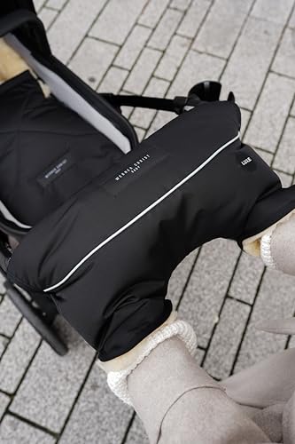 Image of Werner Christ Baby Stroller muff Made of Sheepskin - MOFFY Luxe is The Ideal Hand Warmer for Buggies Made of Medical Fur, Easy to use