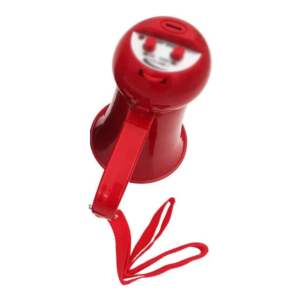 Megáfono portátil de Mano con megáfono de 10 W, Amplificador de Voz portátil y Ligero, Altavoz con megáfono y Control de Volumen, Altavoz se