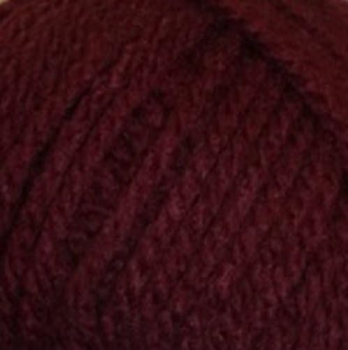 Woolcraft Chunky Wool/Yarn 100g 20 Colours, (Burgundy 110)