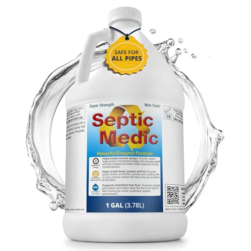 TLC Septic Medic – Septic Tank Treatment, Liquid Enzyme Cleaner