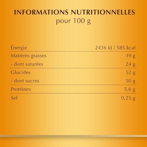 Lindt - Tablette CRÉATION Crème Brûlée - Chocolat au Lait, 150g (Lot de 2)