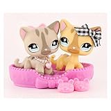 3. Taille des jouets : 5,1 cm. Ces mini animaux de compagnie mesurent environ 5,1 cm de haut et avec des têtes à pompon qui encouragent l'imagination des enfants.