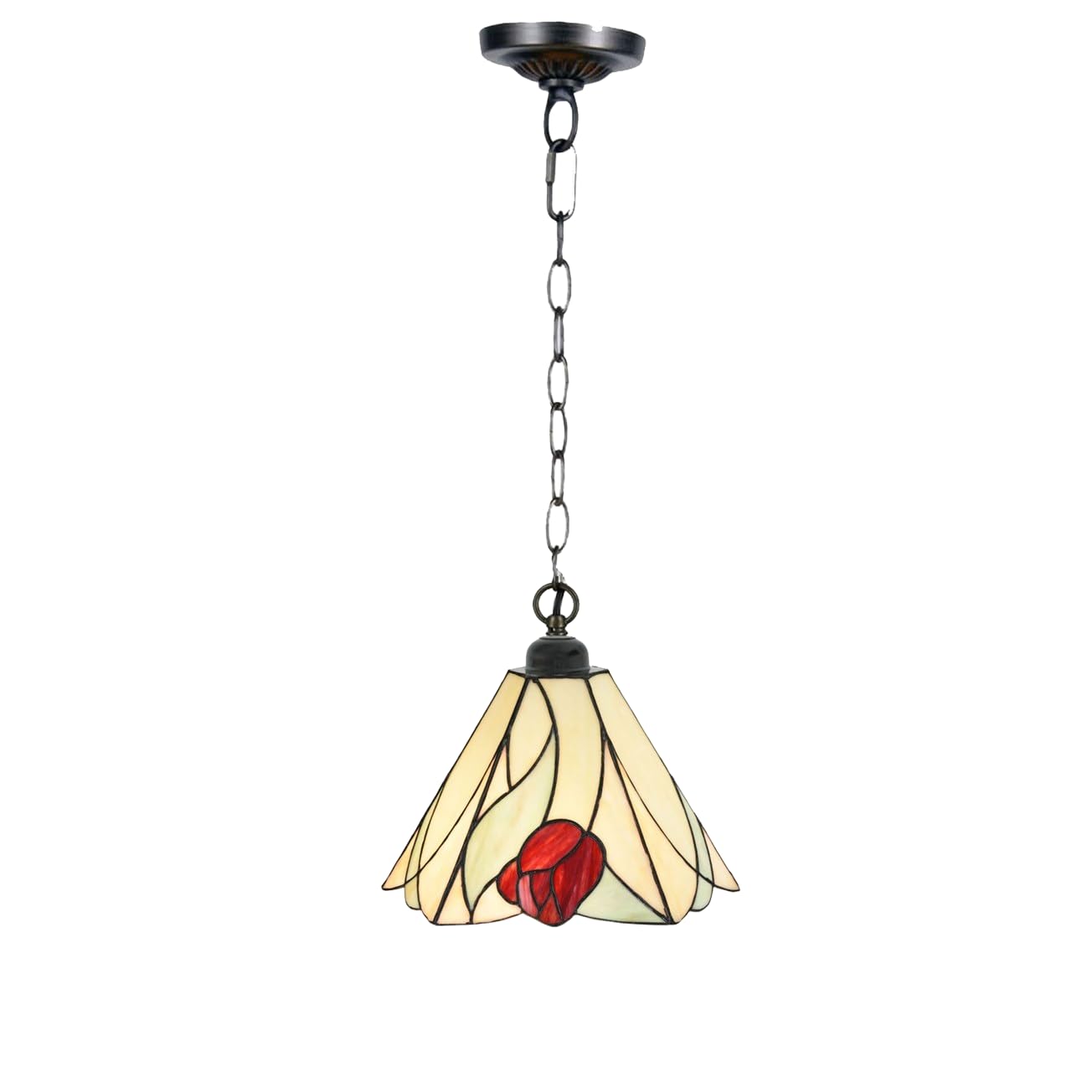 Lampe suspendue Tiffany Tulip Art Deco Trade pour salon rétro - 3