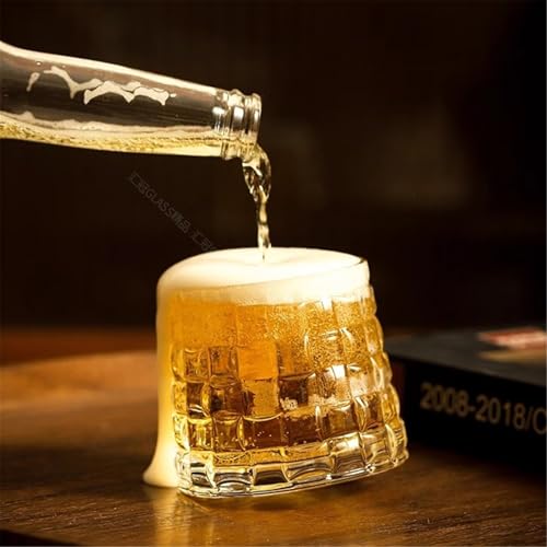 Vasos de whisky para sobremesas elegantes con textura tejida cuadrada en relieve 6
