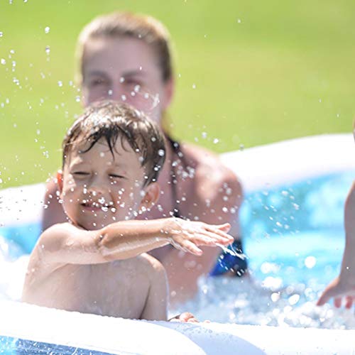 Blow up Kiddie Pool Family Swimming Pool, Inflatable Swimming Pools for Garden Outdoor