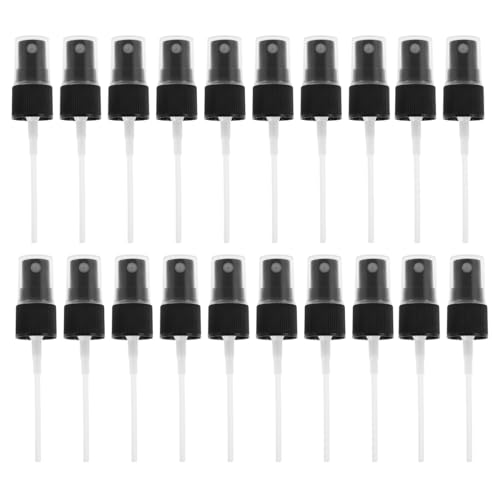 50pcs Spray Bottle Tops For Essential Oil Bottles Empty Containers Bottle Head Fine Mist Sprayer Replacement Pump