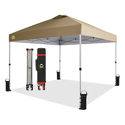 Best umbrella for group photography CROWN SHADES 10x10 Pop Up Canopy
