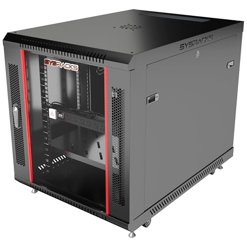 Sysracks 12U Deep Server Rack Cabinet with Locking Door