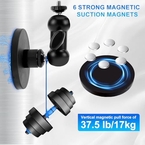 TYBYBB Handyhalterung Auto Saugnapf Kompatibel mit Gopro Hero 13/12/11/10/9/8, DJIOsmo Pocket 3 Action 5 4 3 Saugnapfhalterung Auto, Insta 360 X4 X3 X2 Go 3 Pro Halterung Suction Cup Mount