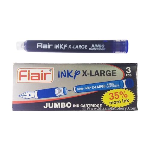Image of Flair Ink X-Large Jumbo Cartridge, Blue, 35% More Ink