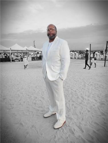 Linen Mens Suits Summer Beach Wedding Mens Tuxedo Grooms4