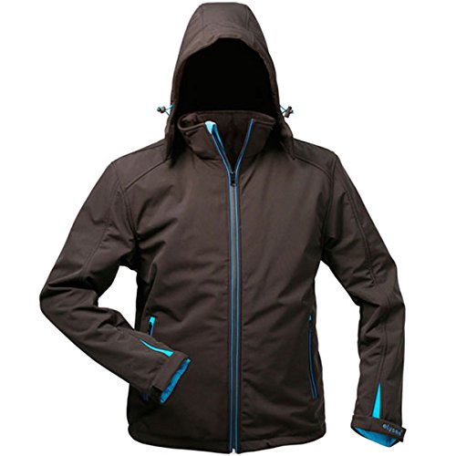elysee 19950–2 x L Größe 2 X Große Softshell winter-jacket – Schwarz
