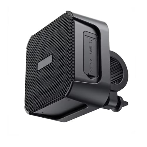 Sxhlseller Haut-Parleur Bluetooth à Vélo, Haut-Parleur de Moto Voyageur Portable avec Support de Guidon, IPX7 étanche, Micro intégré pour la Conduite des Scooters électriques de Moto