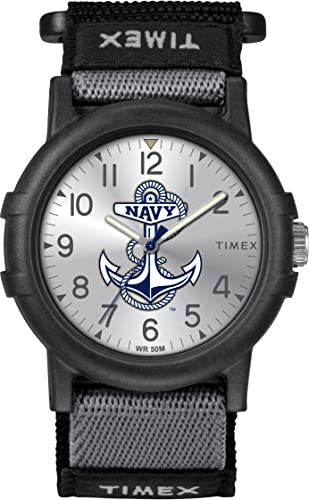 Image of Timex Unisex Collegiate Recruit 38mm Watch - Tennessee Volunteers with Black Fabric Strap