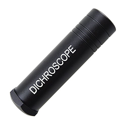 Handheld Heavy Duty Calcite Dichroscope, Trichoic Gem & Gemstones Gemological Testing, Jeweler Tool Metal Body Gemology 15mm Diameter Gemologist
