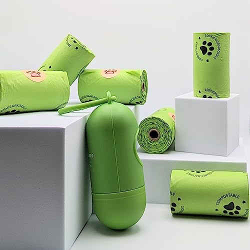 GTAN PET CARE, Compostable Dog Poo Bags with Dispenser, 270 Bags (UK Brand) - Image 4