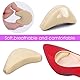 WLLHYF 2/3 Paar weicher Schwamm einstellbar Schuh Filler Unisex wiederverwendbar machen Schuh zu groß Inserts Big Toe Plug Fuß Klammer Schuh Pads für hohe Ferse Frauen (Skin, 2 Paar)