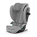 cybex  SOLUTION G2  ストーングレー プラス 折りたたみ、ISOFIX 固定、R129適合、12歳まで使える、ロングユース、軽量、ジュニアシート