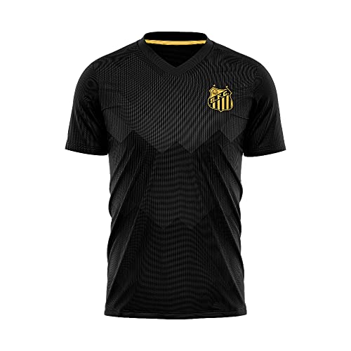 Camisa Santos Parrot Gold - Masculino Tamanho:M;Cor:Preto