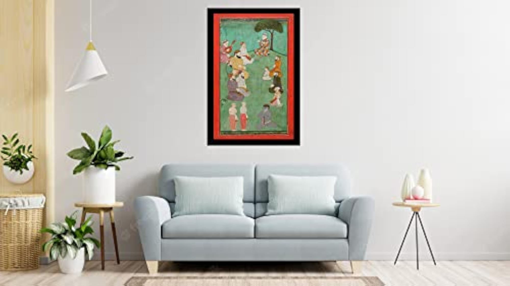 Imaginary Meeting of Guru Nanak Framed Print